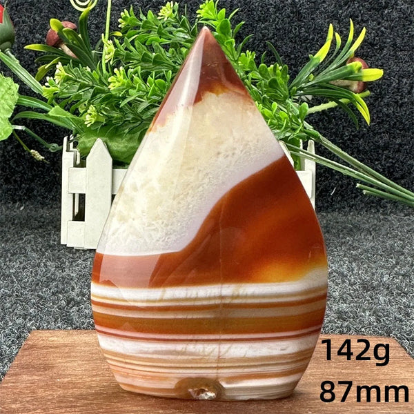 Red Carnelian Striped Agate-ToShay.org