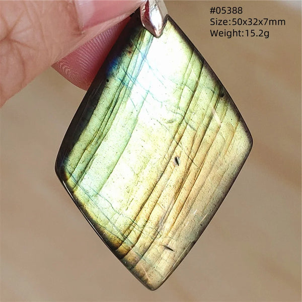 Blue Light Labradorite Pendant-ToShay.org