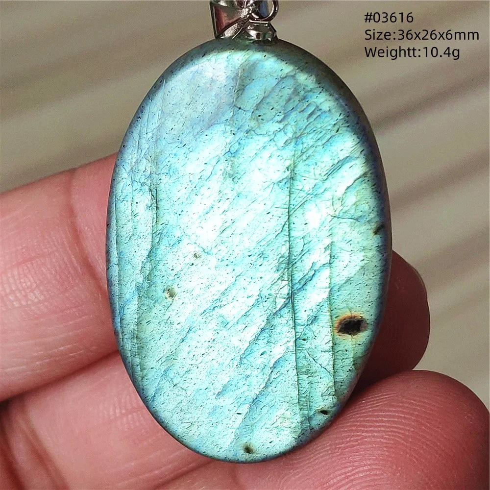 Blue Purple Labradorite Pendant-ToShay.org