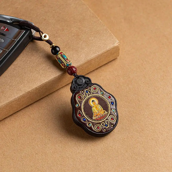 Black Ebony Saint Pendant-ToShay.org