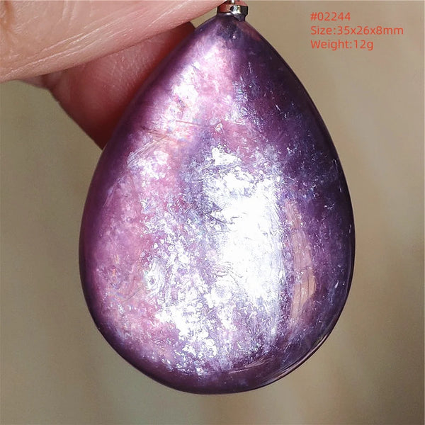 Purple Lepidolite Pendant-ToShay.org