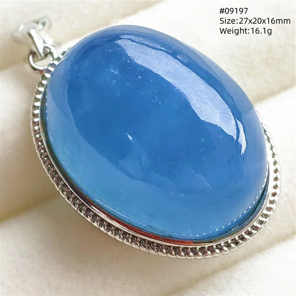 Blue Aquamarine Pendant-ToShay.org