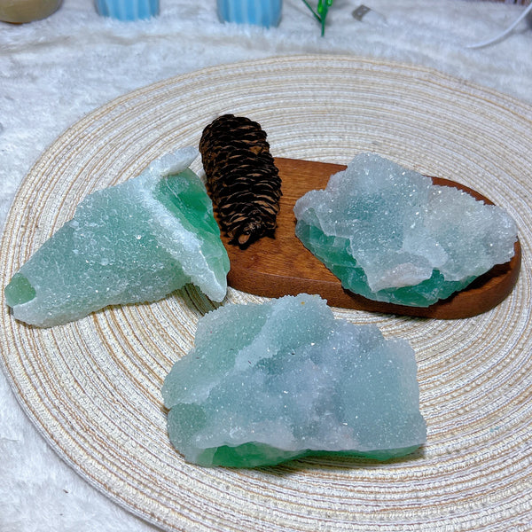 Green Sugar Fluorite-ToShay.org