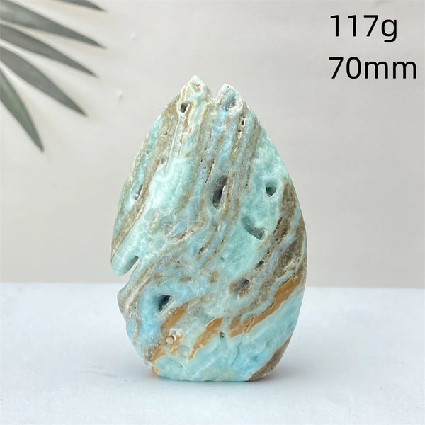 Blue Hemimorphite Flame-ToShay.org