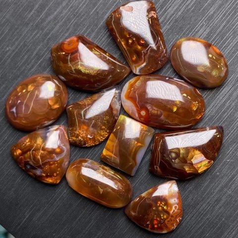 Red Fire Agate Pendants-ToShay.org