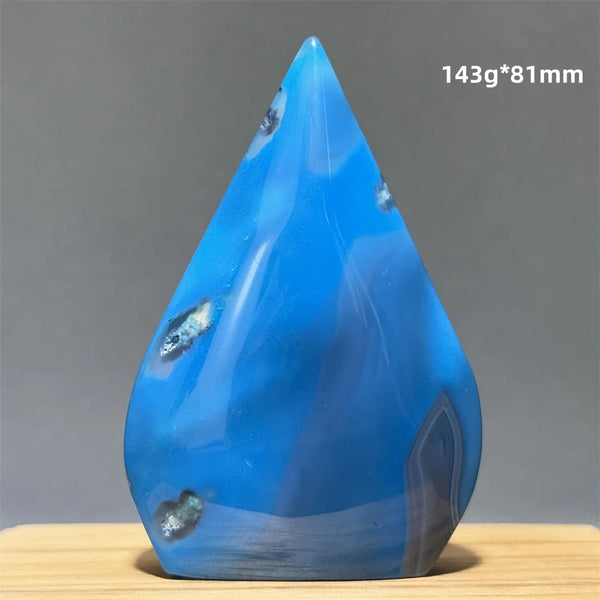 Blue Agate Torch-ToShay.org