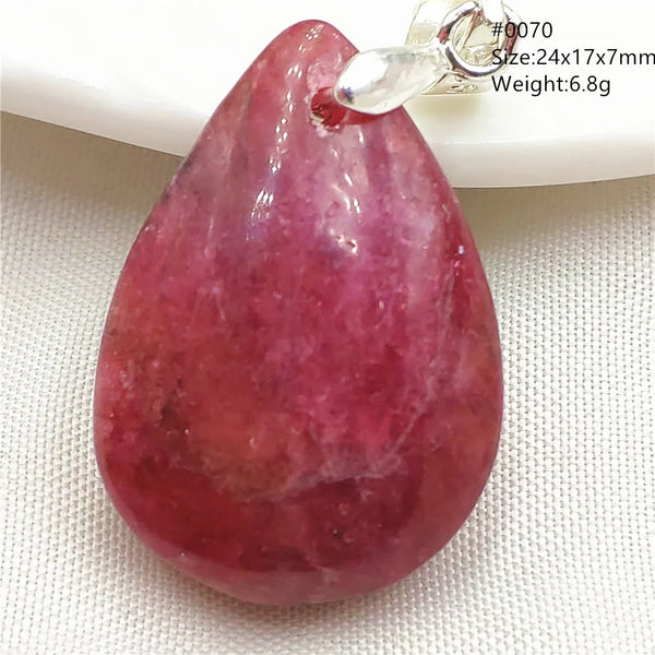 Red Rhodonite Pendant-ToShay.org