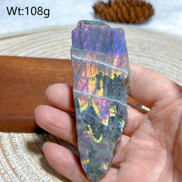 Purple Labradorite Slice-ToShay.org