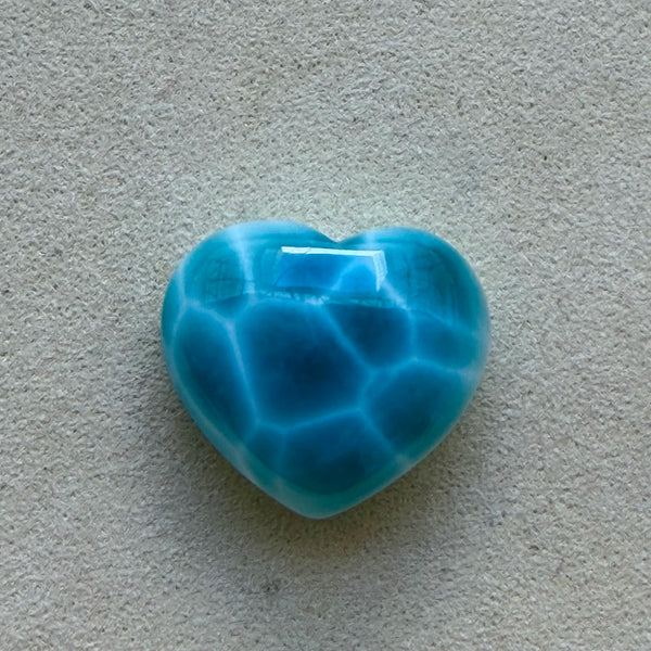 Blue Larimar Heart-ToShay.org