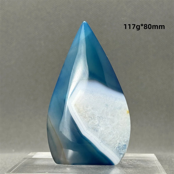 Blue Agate Torch-ToShay.org
