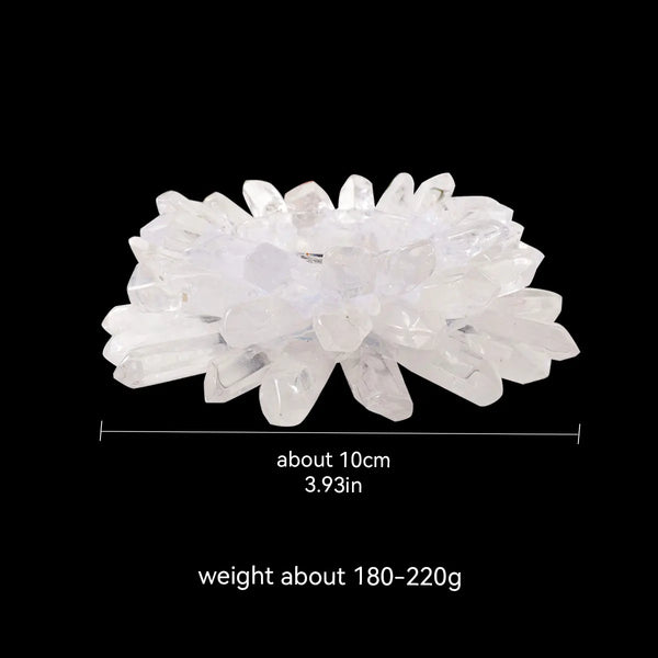 Clear Crystal Candle Holder-ToShay.org