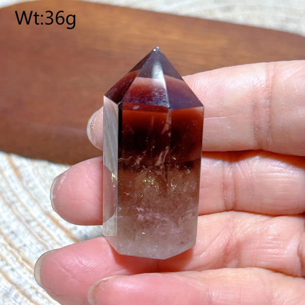 Smokey Rainbow Quartz Point-ToShay.org
