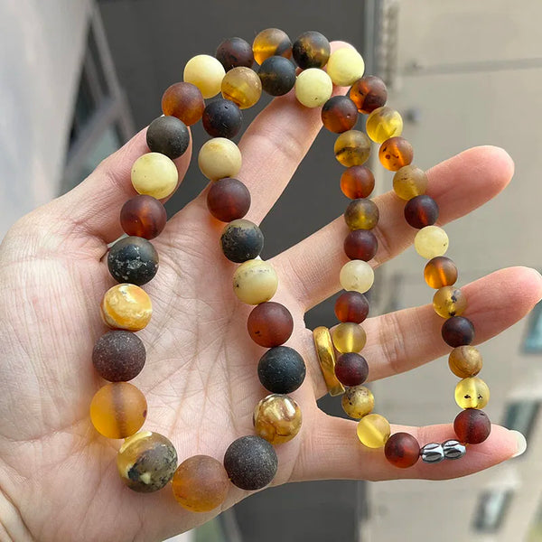 Yellow Amber Necklace-ToShay.org