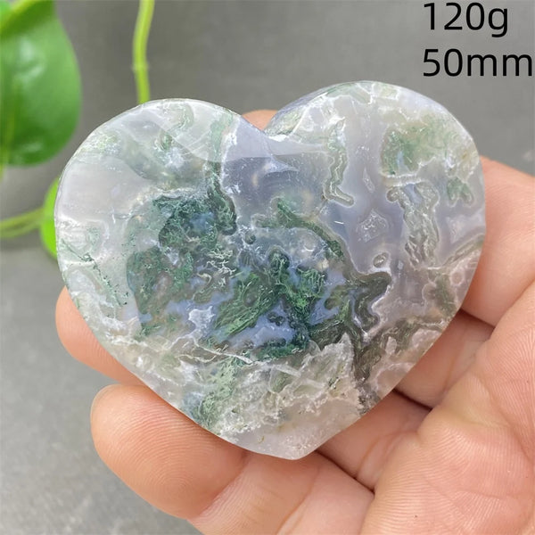 Green Aquatic Agate Heart-ToShay.org