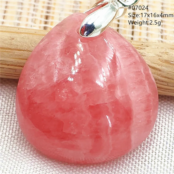 Red Rhodochrosite Pendant-ToShay.org
