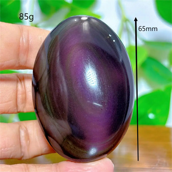 Rainbow Obsidian Palm Stones-ToShay.org