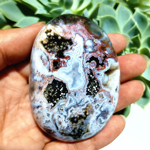 Ocean Jasper Palm Stone-ToShay.org