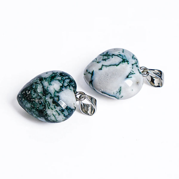 Green White Striped Jade Hearts-ToShay.org