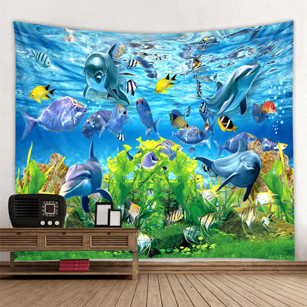 Dolphin Tapestry-ToShay.org