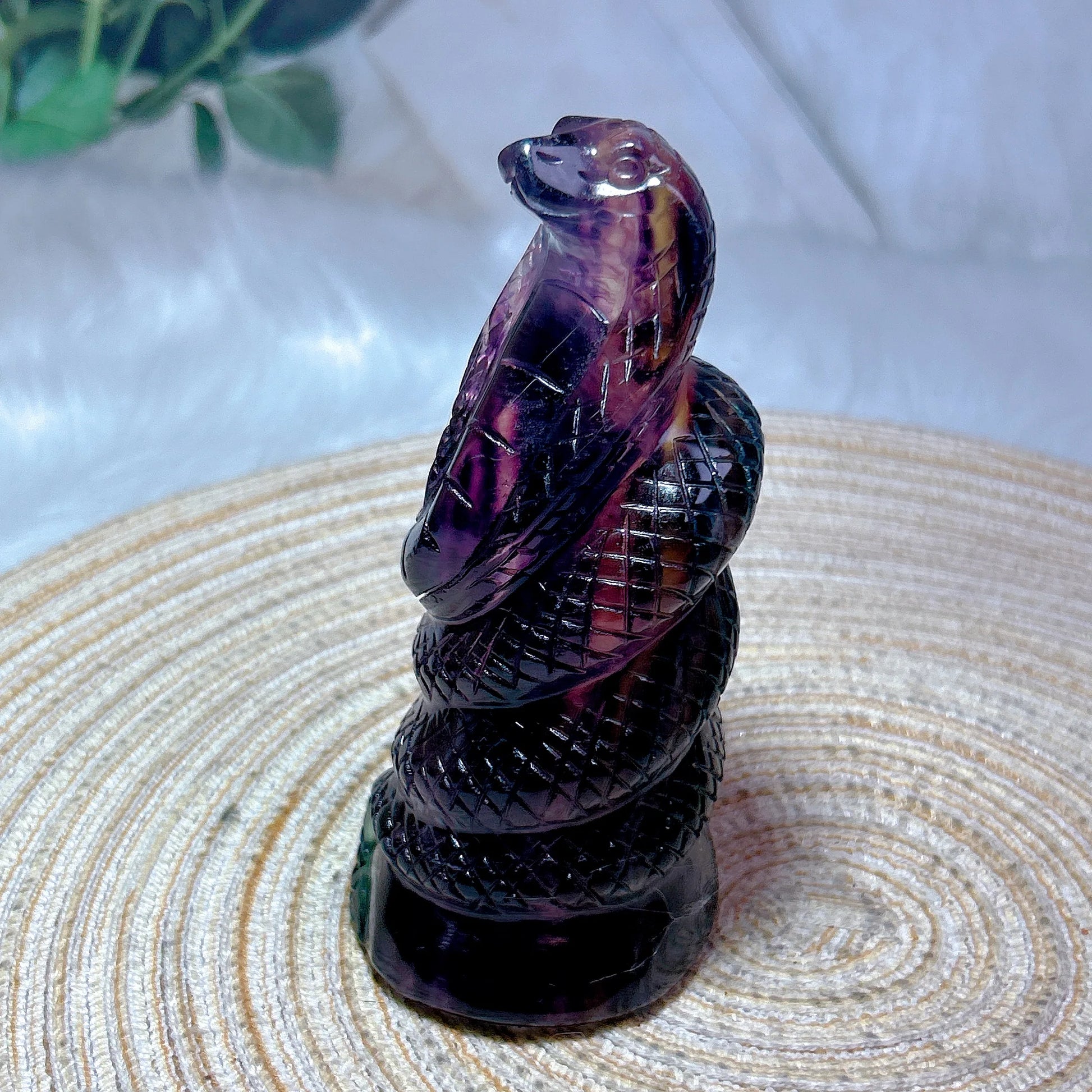 Rainbow Fluorite Snake-ToShay.org