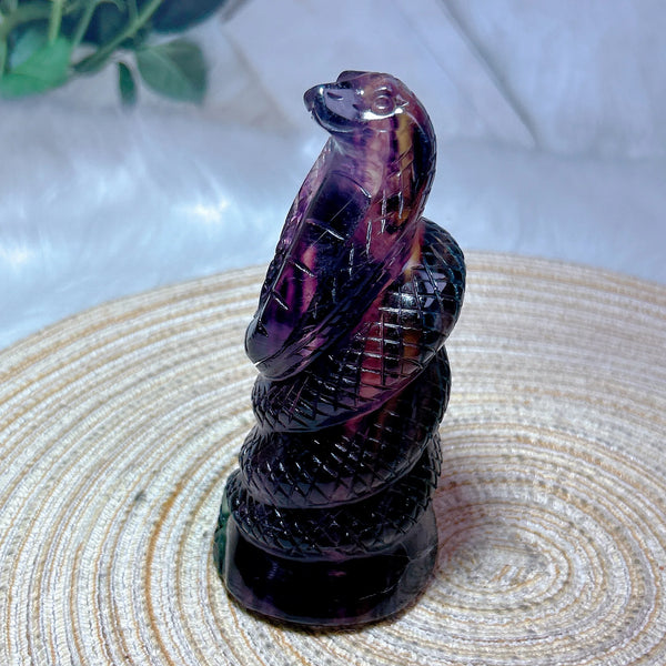 Rainbow Fluorite Snake-ToShay.org