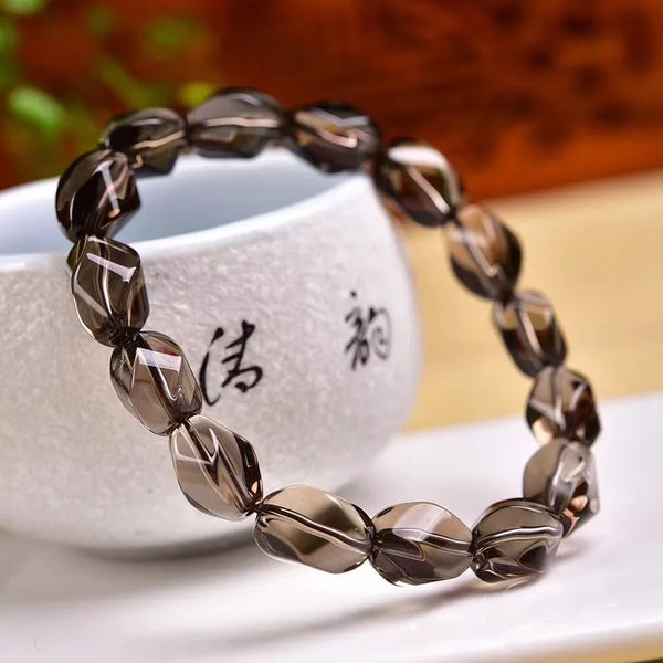 Brown Smokey Quartz Bracelet-ToShay.org