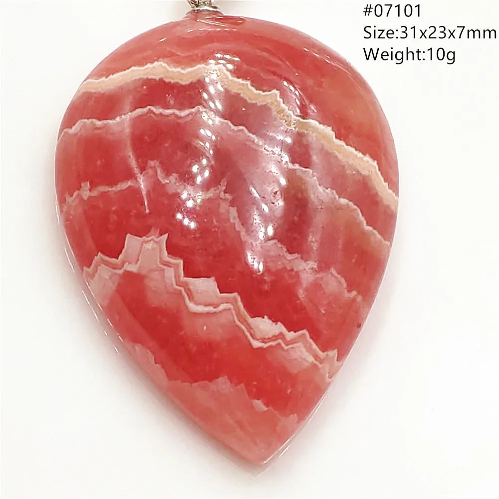 Red Rhodochrosite Pendant-ToShay.org