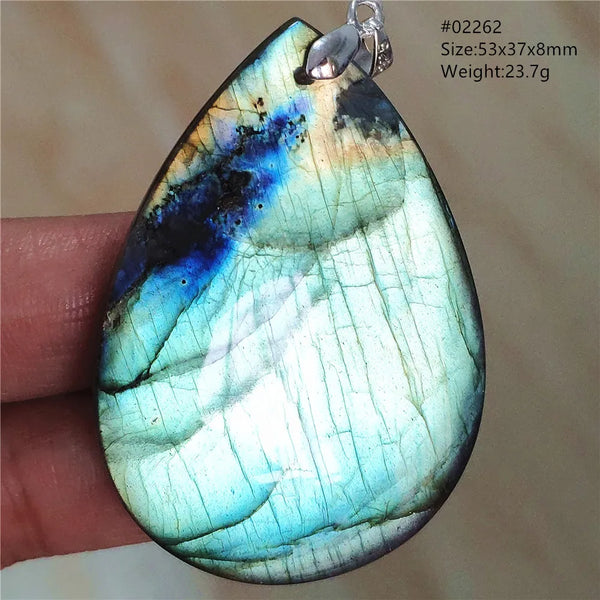 Blue Light Labradorite Pendant-ToShay.org