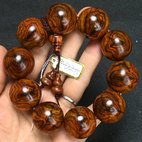 Wood Tiger Bead Bracelet-ToShay.org