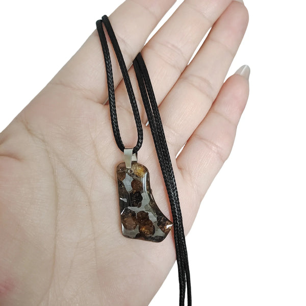 Olive Meteorite Pendant-ToShay.org