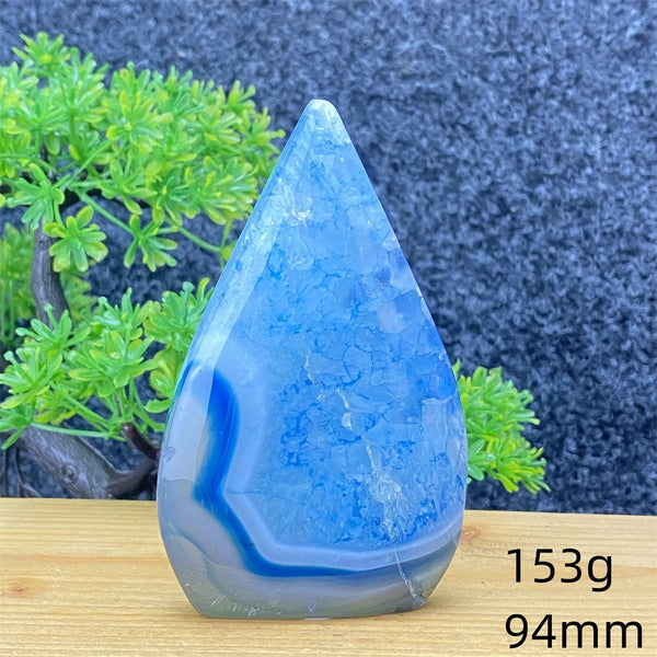 Blue Agate Torch-ToShay.org