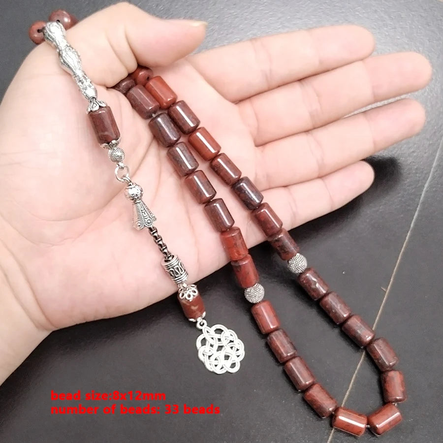 Red Obsidian Prayer Tasbih-ToShay.org