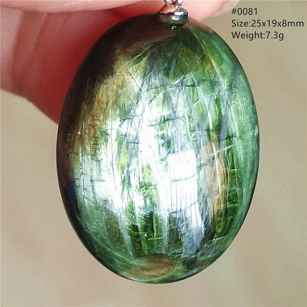 Green Diopside Pendant-ToShay.org