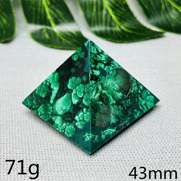Green Malachite Pyramid-ToShay.org