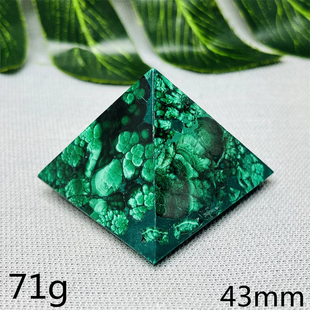 Green Malachite Pyramid-ToShay.org