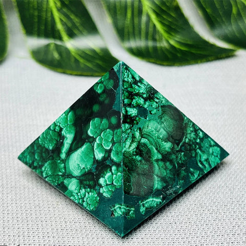 Green Malachite Pyramid-ToShay.org