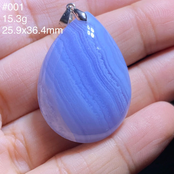 Blue Lace Agate Pendant-ToShay.org