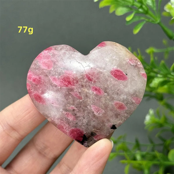Pink Rose Rhodochrosite Heart-ToShay.org