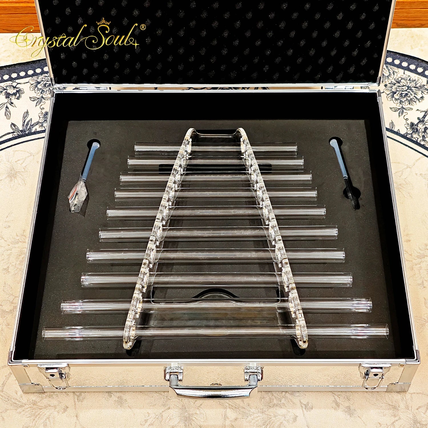 Clear Crystal Singing Harp-ToShay.org