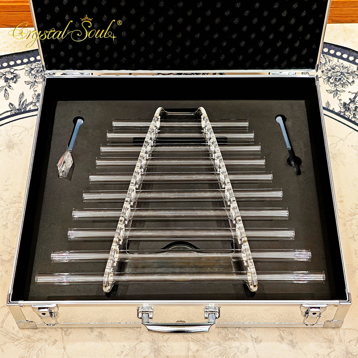 Clear Crystal Singing Harp-ToShay.org