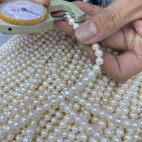 White Freshwater Pearl Beads-ToShay.org