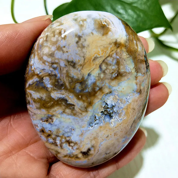 Ocean Jasper Palm Stone-ToShay.org