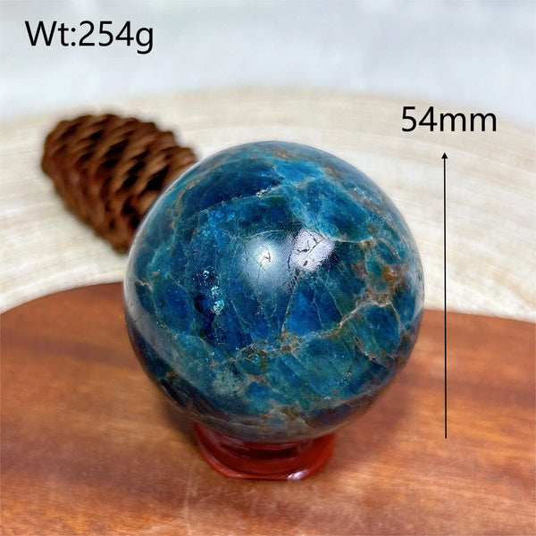 Blue Apatite Ball-ToShay.org