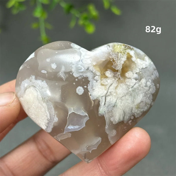 Black Cherry Agate Heart-ToShay.org