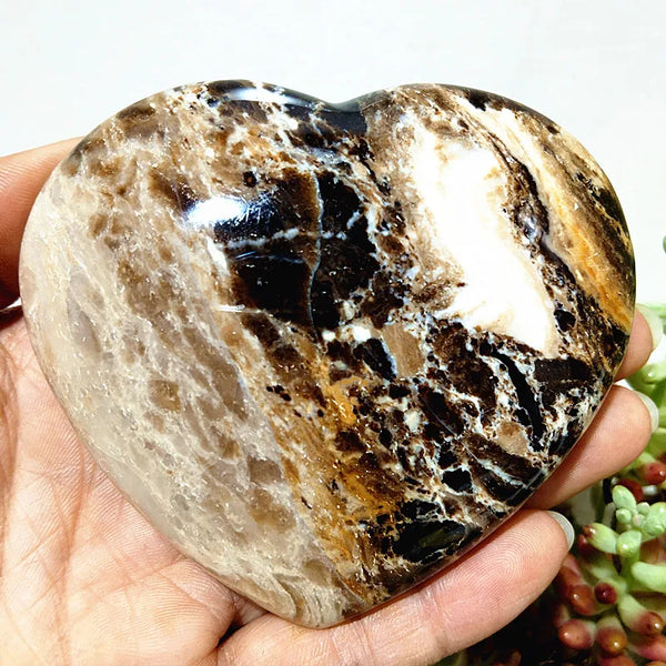 Grey Opal Heart-ToShay.org