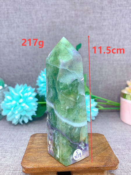 Purple Fluorite Crystal Tower-ToShay.org