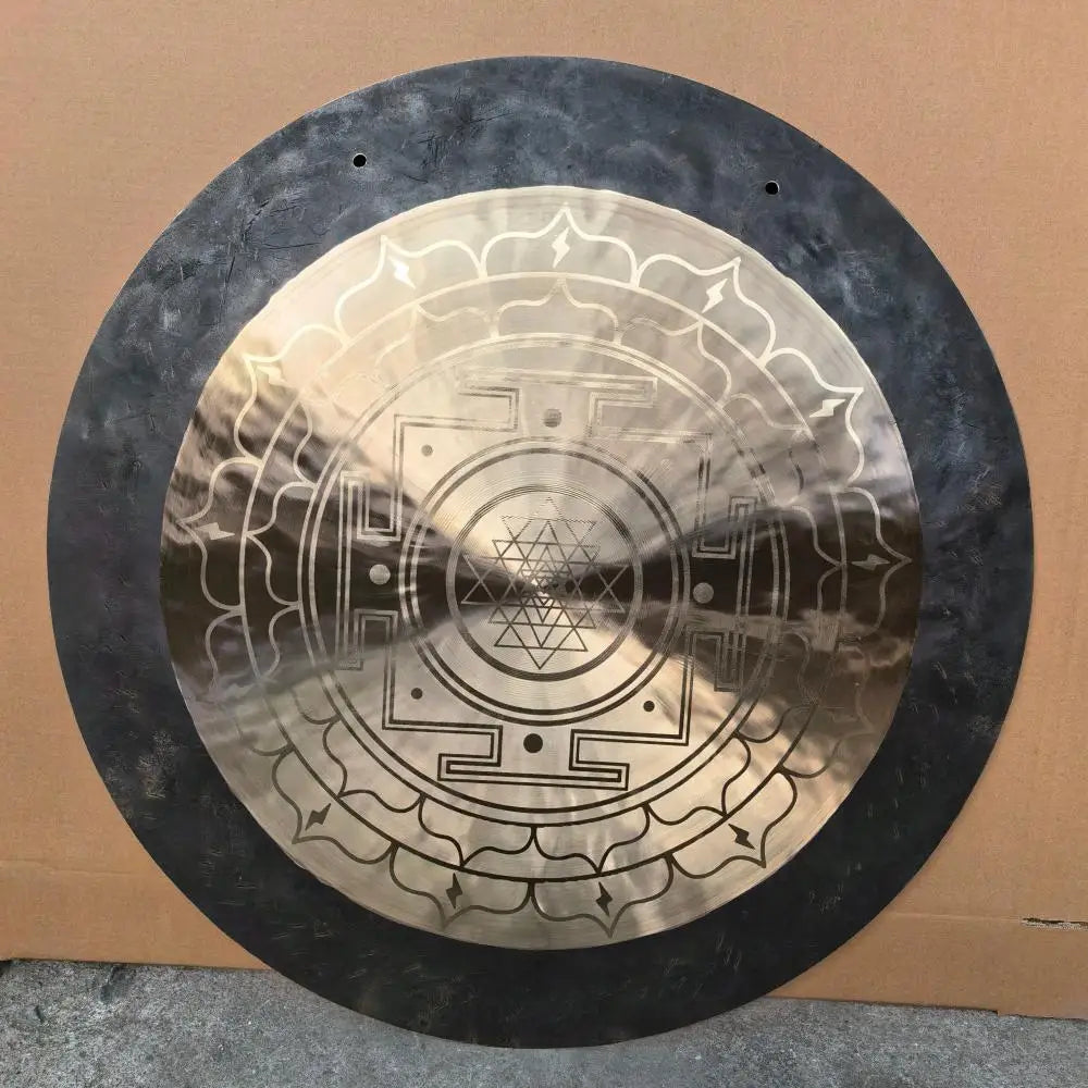 Bronze Sri Yantra Gong-ToShay.org