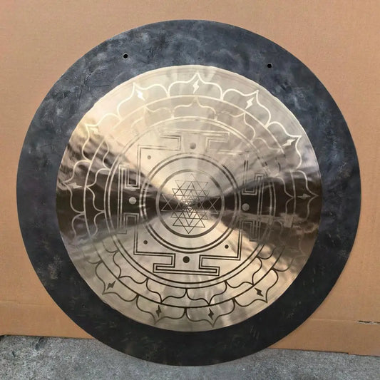 Bronze Sri Yantra Gong-ToShay.org