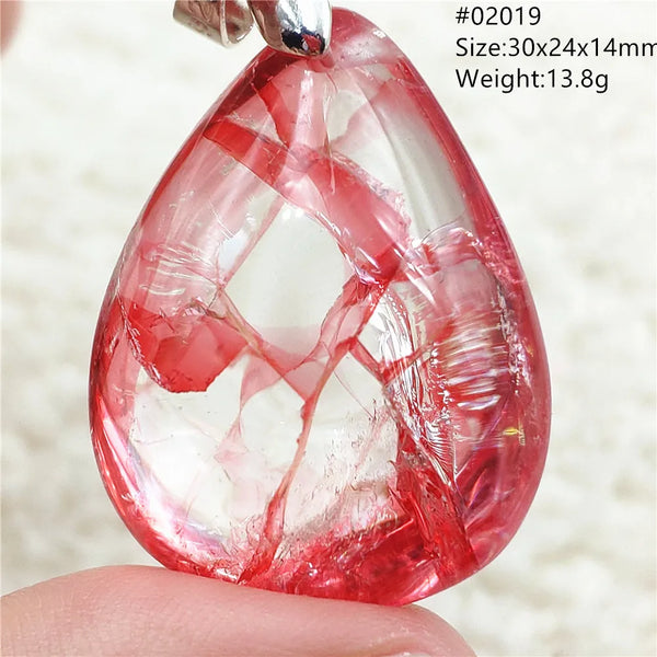 Red Limonite Quartz Pendant-ToShay.org