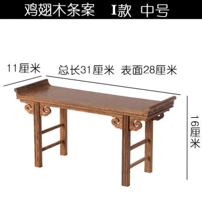 Redwood Display Table Stand-ToShay.org